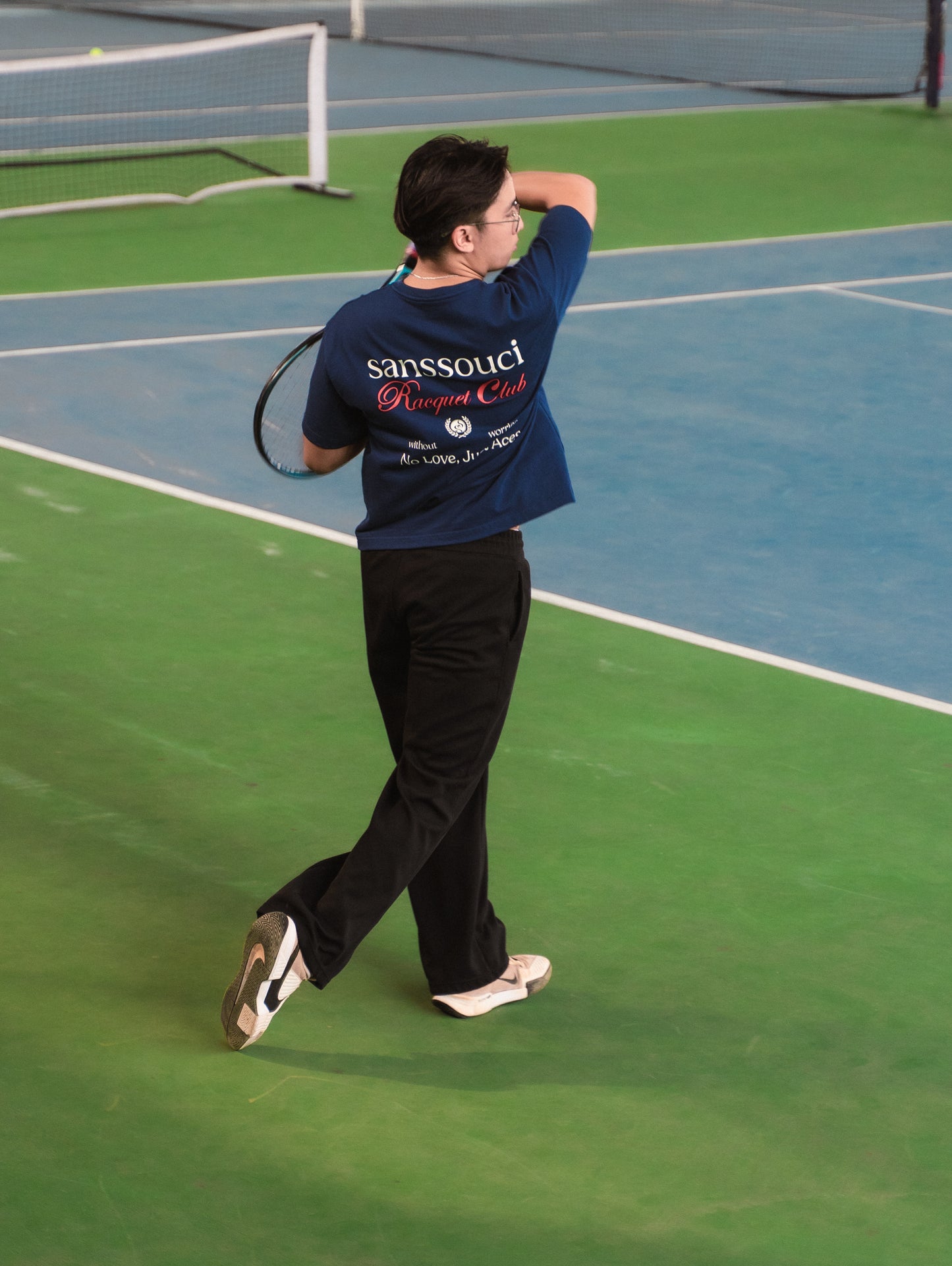 Racquet Club Tee - Navy